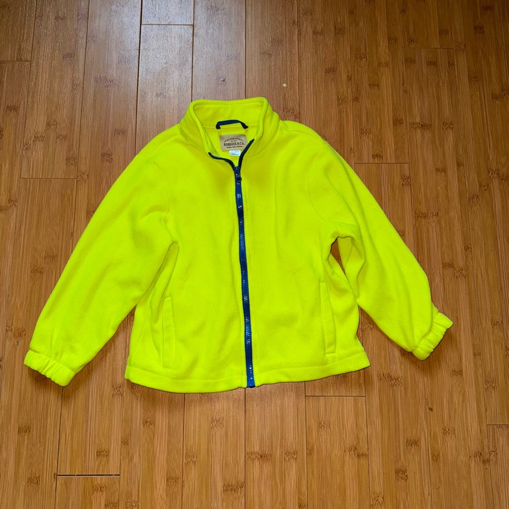 Kids Yellow Fleece Jacket